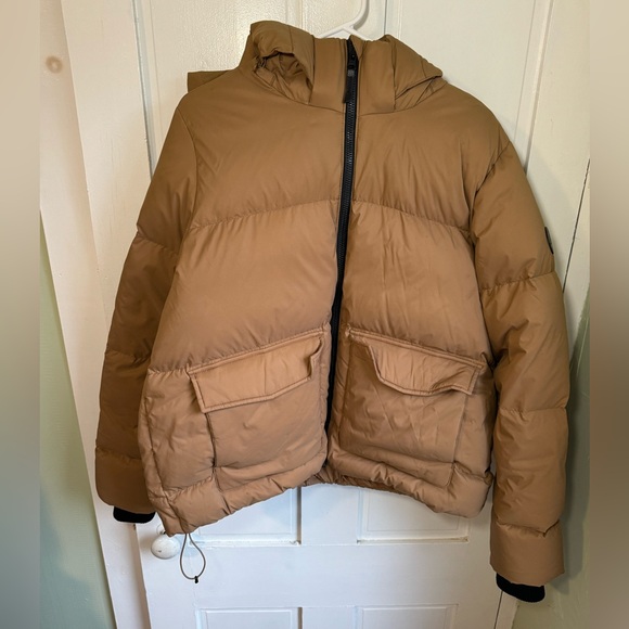 Alpine Womens Dream Puff Down Jacket - Camel/brown - XL - Picture 2 of 8